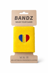 Bandz Padel Wristband Yellow/Romania Flag